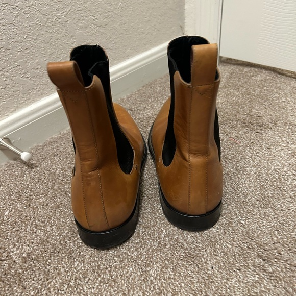 Men’s Gucci Leather Boots Chelsea pull on boots 10.5 size Made in Italy - Picture 6 of 7